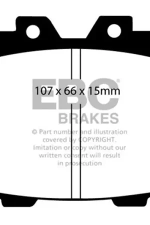 Fast Shipping EBC 84-88 Toyota 4 Runner 2.4 Ultimax2 Front Brake Pads