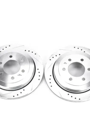 Reduced Price Power Stop 07-17 Ford Expedition Rear Evolution Drilled & Slotted Rotors - Pair