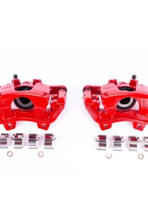 Trending Power Stop 2018 Jeep Wrangler Rear Red Calipers w/Brackets - Pair