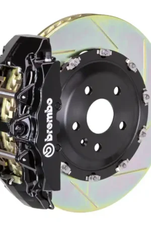 Today Only Brembo 18+ SQ5 (FY) Front GT BBK 6 Piston Cast 380x34 2pc Rotor Slotted Type-1-Black