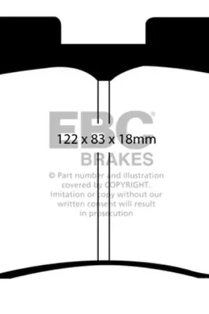 EBC 93-98 Toyota Supra 3.0 Twin Turbo Ultimax2 Front Brake Pads Instant Buy