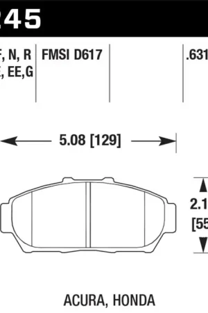 Hawk Performance ER-1 Motorsport Brake Pads High Quality