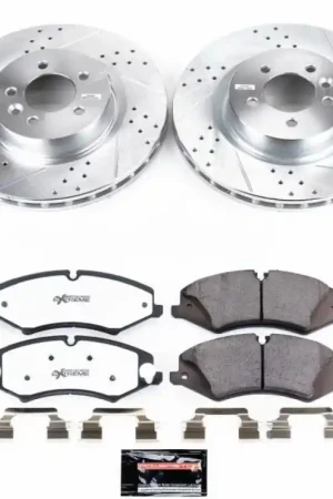 Certified Power Stop 10-13 Land Rover Range Rover Sport Front Z36 Truck & Tow Brake Kit