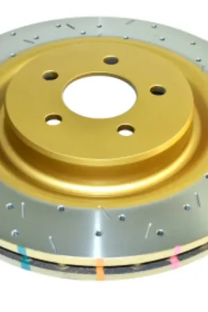 Express Delivery DBA 14-17 Audi RS7 Rear T3 Silver Hat Cross Drilled & Dimpled 4000 Series Rotor