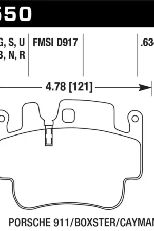 Hawk 04-05 Porsche 911 3.6L 40th Anniversary Edition Front ER-1 Brake Pads Save Now