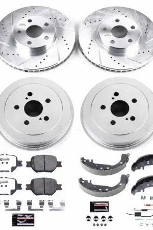 Last Chance Power Stop 01-05 Toyota Celica Front & Rear Z26 Street Brake Kit