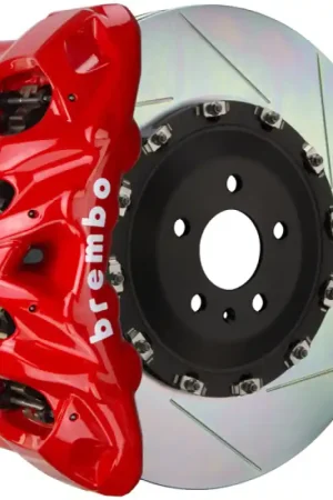 Trending Brembo 11-18 Cayenne Front GT BBK 8 Piston Cast 412x38 2pc Rotor Slotted Type1-Red