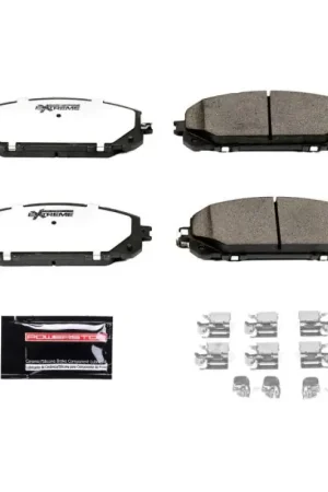 Power Stop 14-15 Jeep Cherokee Front Z36 Truck & Tow Brake Pads w/Hardware Same Day Shipping