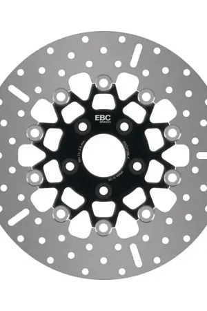 Trusted Brand EBC 04-06 Harley-Davidson Sportster XL 883 Hugger Rear Black Chrome Rotor