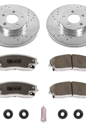 Power Stop 05-19 Chrysler 300 Front Z26 Street Warrior Brake Kit Certified