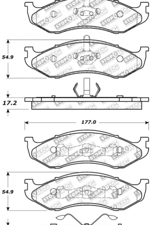 Today Only StopTech Street Select Brake Pads - Front/Rear