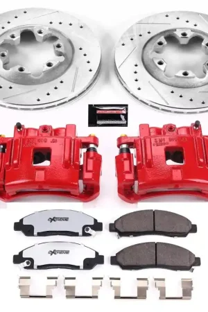 Power Stop 04-08 Chevrolet Colorado Front Z36 Truck & Tow Brake Kit w/Calipers Limited Time