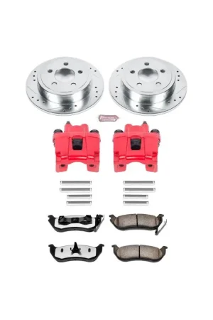 Power Stop 03-07 Jeep Liberty Rear Z36 Truck & Tow Brake Kit w/Calipers Authentic