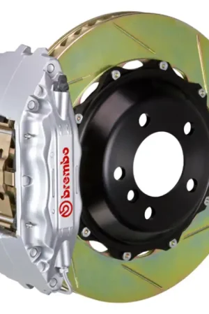 Brembo 00-03 M5/97-03 5-Series Front GT BBK 4 Piston Cast 2pc 355x32 2pc Rotor Slotted Type1-Silver Viral