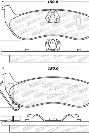 Fast Shipping StopTech Street Select Brake Pads