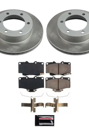 Clearance Power Stop 95-04 Toyota Tacoma Front Semi-Coated Rotor Kit
