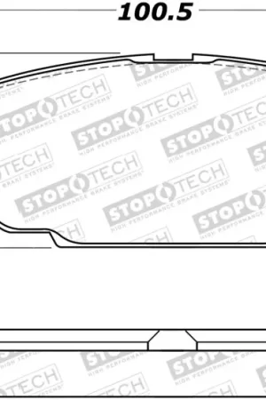 StopTech Performance 2003 Mazda Protege Rear Brake Pads Bulk Order