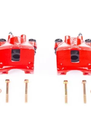 Place Order Power Stop 95-98 Jeep Grand Cherokee Rear Red Calipers w/o Brackets - Pair