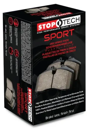 StopTech Sport Brake Pads w/Shims and Hardware - Front Best Choice