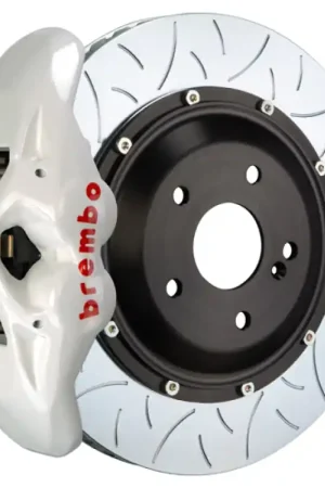 Brembo 17 F150 Raptor Rear GT BBK 4 Piston Cast 380x28 2pc Rotor Slotted Type-3- White Instant Buy