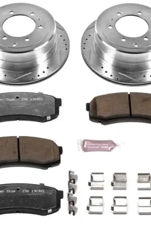 Power Stop 96-97 Lexus LX450 Rear Z36 Truck & Tow Brake Kit Authentic