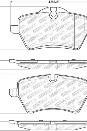 Exclusive StopTech Street Select Brake Pads - Front