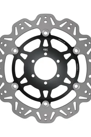 Mega Sale EBC 07-08 Ducati Monster 400 ie Japan Front Left/Right Vee Floating Black Rotor