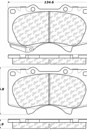 Reduced Price StopTech 03-09 Lexus GX4780/Toyota 4Runner Front Truck & SUV Brake Pad