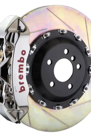 Brembo 10-19 Ghost Front GTR BBK 6 Piston Billet411x34 2pc Rotor Slotted Type-1- Nickel Plated Factory Price