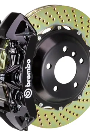 Brembo 07-14 Escalade/ESV/EXT Rr GT BBK 4Pis Cast 2pc 380x32 2pc Rotor Drilled-Black Original