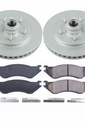 Power Stop 97-00 Ford Expedition Front Z17 Evolution Geomet Coated Brake Kit Flash Sale