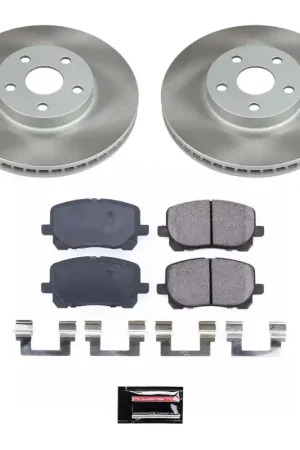 Power Stop 03-08 Toyota Matrix Front Semi-Coated Rotor Kit Modern