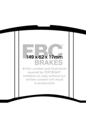 EBC 07-09 Chevrolet Equinox 3.4 Yellowstuff Front Brake Pads Hot Picks