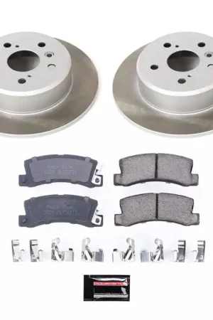 Limited Time Power Stop 92-96 Toyota Camry Rear Semi-Coated Rotor Kit
