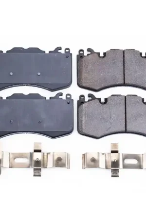 Budget Power Stop 10-17 Land Rover Range Rover Front Z17 Evolution Ceramic Brake Pads w/Hardware