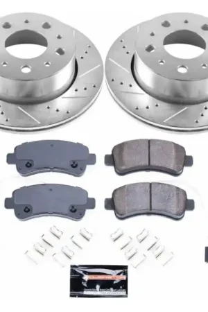 Deal Power Stop 14-15 Ram ProMaster 1500 Rear Z23 Evolution Sport Brake Kit