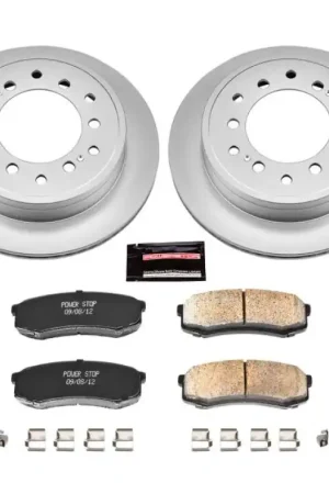 Power Stop 10-19 Lexus GX460 Rear Z17 Evolution Geomet Coated Brake Kit Clearance