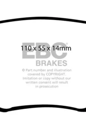 Discount EBC 99-05 Suzuki Grand Vitara 2.5 Greenstuff Front Brake Pads