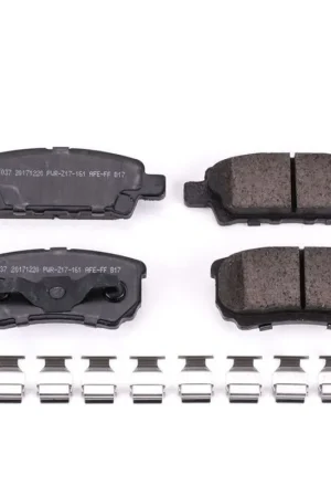 Power Stop 11-14 Chrysler 200 Rear Z17 Evolution Ceramic Brake Pads w/Hardware In Demand