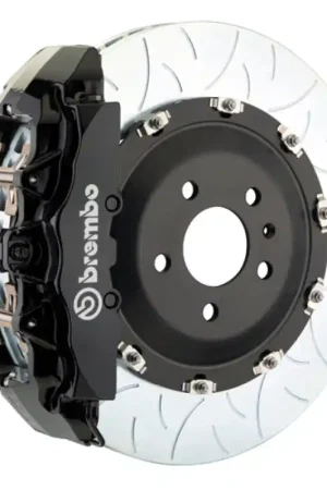 Fan Favorite Brembo 15-18 M3 (CC Brake Equipped) Front GT BBK 6 Piston Cast 380x34 2pc Rotor Slotted Type3-Black