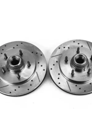 Editor’s Pick Power Stop 97-00 Ford Expedition Front Evolution Drilled & Slotted Rotors - Pair