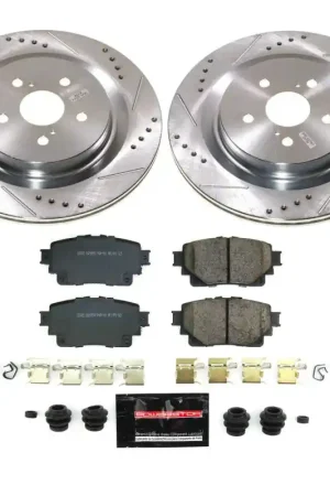 Power Stop 20-22 Toyota Highlander Rear Z23 Evolution Brake Kit Limited Edition