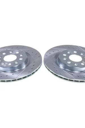 Power Stop 22-24 Jeep Grand Cherokee Rear Drilled & Slotted Rotor - Pair Factory Price