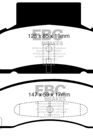 EBC 92-99 Chevrolet C30 DRW Ultimax2 Front Brake Pads Hot Picks