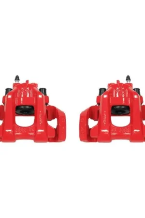 Best Choice Power Stop 11-17 Dodge Durango Rear Red Calipers w/Brackets - Pair