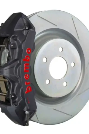 Premium Brembo 16+ Camaro LS/LT/SS Front GTS BBK 6 Piston Cast 355x32 1pc Rotor Slotted Type1-Black HA
