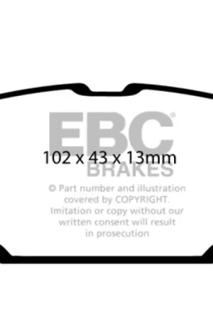 EBC 04-05 Mazda Miata MX5 1.8 (Sports Suspension) Greenstuff Rear Brake Pads Budget