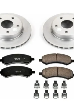 Flash Sale Power Stop 05-10 Dodge Dakota Front Z17 Evolution Geomet Coated Brake Kit