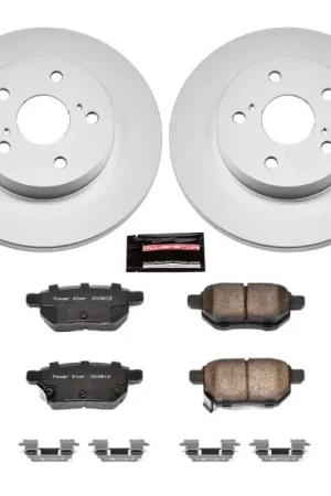 Modern Power Stop 09-10 Pontiac Vibe Rear Z17 Evolution Geomet Coated Brake Kit