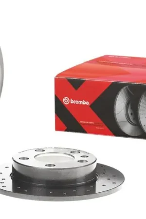 Shop Now Brembo 07-15 Mini Cooper Front Prem. Xtra Cross Drilled UV Coated Rotor